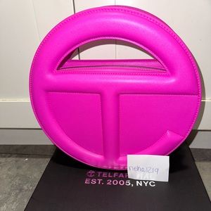 Telfar Round Circle Bag- Azalea